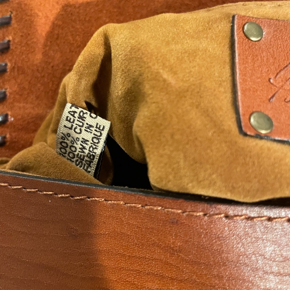 Patricia Nash Patchwork 100% Italian Leather Crossbody Bag. The Granada Bag. - Picture 13 of 16